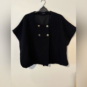 Talbots black cape. Size Large